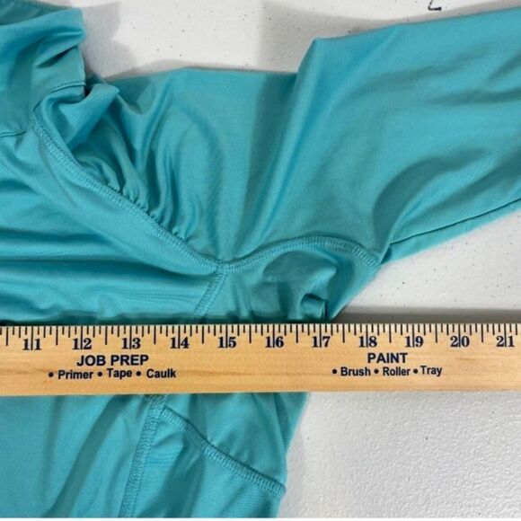 Athleta Quarter Zip Top Teal Size XSMALL - Picture 9 of 10